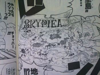 ONE PIECE SKYPEA (10).jpgセントブリス号から見つけたスカイピアの地図！なんとこの２つの地図は合わせると